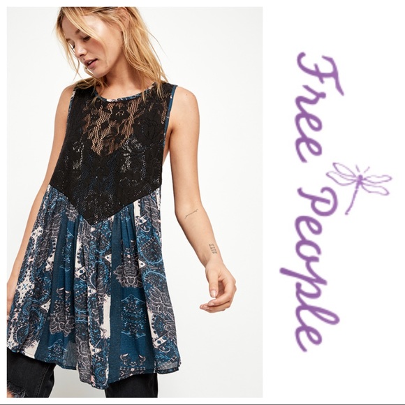 Free People Tops - NWT Free People Count Me In Trapeze Tunic